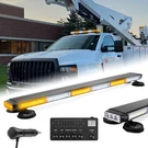 37''INCH Rooftop Amber White Strobe Lights Bar Cob Led Magnetic Mount+controller. Fixed Price $96.66.