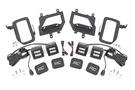 Rough Country Led Fog Mount Dual 2" Black Pairs Spot/flood Ford F-150 15-17. Fixed Price $199.95.