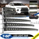 Curved 20 26 32 38 44 50" Led Light Bar Spot Flood Ford Chevy Pickup Truck. Fixed Price $59.13.