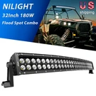 Nilight 32 Inch 180W Curved Led Bar Combo Fog Lights For Suv Boat 4X4 Lamp. Fixed Price $66.99.