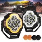 Mictuning K8 Halo Ultraspot Pod Lights - 5" 70W 5100LM Offroad Beam Driving. Fixed Price $151.92.