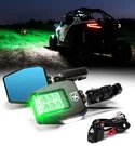 Xprite For Polaris Rzr 1.75"-2" Roll Cage Utv Rear View Side Mirrors W/led Light. Fixed Price $104.99.