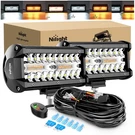 6.5 Inch Led Light Bar Wiring Kit Amber White Modes Waterproof 120W. Fixed Price $80.89.