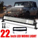22INCH Tri-row 300W Led Work Light Bar Spot/flood Combo Truck Offroad 24'' Suv. Fixed Price $34.89.
