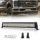 20IN Led Light Bar Quad Row Spot Flood Combo Work Offroad Ute Truck Suv Atv 22". Fixed Price $43.99.