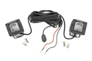Rough Country 2" Square Sae Led Fog Lights 2400 Lumens Pair Yellow- 70907A. Fixed Price $134.95.
