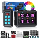 Mictuning P1Y 6 Gang Switch Panel W/remote Control Led Lights Relay Circiut Box. Fixed Price $110.49.