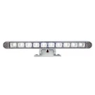 United Pacific 33017 Chrome 10 Led Light Bar, Swivel Base - Dual Function. Fixed Price $44.00.