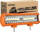 Nilight Led Bar 12INCH 300W Flood Spot Combo Triple Row Driving Lamp. Fixed Price $29.99.