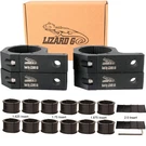Lizard Go Tube - Pack Of 4,HORIZONTAL Bar 1.625 2.0" Clamps, Black. Fixed Price $29.55.