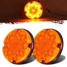 Partsam 2PCS 7" Round Led Trailer Tail Lights 17 Waterproof Park Turn.... Fixed Price $62.17.