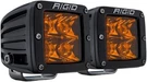 Rigid Industries D-series Dually Spot Amber Pro Lens Led Light Pods Pair Surface. Fixed Price $248.95.