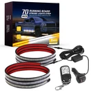 2PCS 70" Led Running Board Lights Bar Truck Emergency Strobe Strip Amber. Fixed Price $47.80.