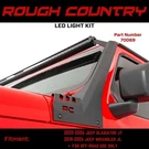 Rough Country Black Series 50" Dual Row Led Light Kit For Wrangler Gladiator. Fixed Price $509.95.