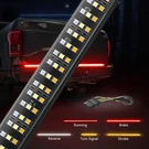Truck Tailgate Bar 60" Triple Row 504 Led Strip W/amber Turn Drl Light Waterproo. Fixed Price $37.79.