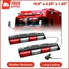 Led Emergency Dash Strobe Lights Bar Flashing Warning Hazard Windshield Visor. Fixed Price $40.09.