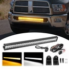 Amber White Strobe 32'' Light Bar Bumper Mount Wire Kit For Ram 2500/3500 10-18. Fixed Price $136.55.
