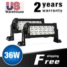 Nilight Led Bar 2PCS 7INCH 36W Spot Work Off Road Dual Row Atv. Fixed Price $40.99.