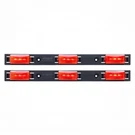 Pack Optronics MC93RB Red Trailer Id Light Bar 16IN 12V Black Base. Fixed Price $8.99.
