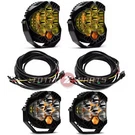 Baja Designs LP9 Pro Amber Pair + LP6 Clear Led Driving/combo & Wiring. Fixed Price $2503.70.