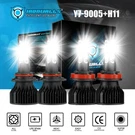 Ironwalls H11 9005 Led Headlight For Dodge Ram 1500 2500 3500 Hi Lo Beam 09-2022. Fixed Price $39.99.