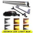 52INCH 300W Led Light Bar Combo White/amber Strobe For Wrangler Jk 2007-2017. Fixed Price $146.99.