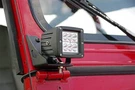 Rough Country 70510 Lower Windshield Light Mounts Black For Jeep Wrangler Yj. Fixed Price $38.10.