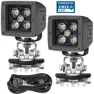 2X 3" 50W Cree Led Pods W/universal A-pillar Hinge Bracket Wiring For Truck Jeep. Fixed Price $53.95.
