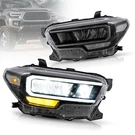 Customized Clear Full Led Reflector Headlights For 16-21 Toyota Tacoma. Fixed Price $323.99.
