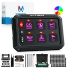 Mictuning P1S Rgb 6 Gang Switch Panel, Relay System Toggle Momentary Pulsed Pod. Fixed Price $84.47.