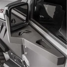 Fab Fours Front Door Skin Mirror Guard Black Fits 07-18 Wrangler (jk) JK3001-1. Fixed Price $269.99.