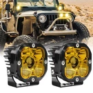 Braveway Laser 3" Led Pods Work Lights Combo Fog Amber For Toyota Tacoma Chevy. Fixed Price $94.99.