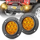 Offroadtown Round Flush Mount Led Pods 2PCS 5INCH 80W Amber Fog. Fixed Price $47.99.