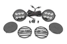 Rough Country Black Series Halo Led Light Pair White/amber Drl 6.5" Round. Fixed Price $364.95.
