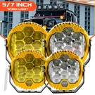 5 Inch 7 Led Work Light Pods Spot Flood Combo Fog Lamp Offroad Driving Car. Fixed Price $46.89.