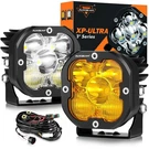 Auxbeam 3 Inch Led Pods Amber Fog White Off Road Driving Light Xp-ultra Serie.... Fixed Price $188.67.