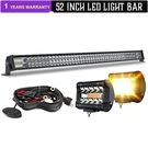 52" 4'' Straight 5D Led Light Bar Spot Flood Combo Offroad Driving For Jeep Suv. Fixed Price $119.99.