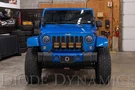 Jeep Jk SS5 4-POD Crosslink Grille Lightbar Kit Pro Yellow Combo Diode Dynamics. Fixed Price $1799.95.