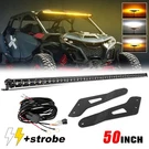 Fit Can-am Maverick X3 Ds Rs Max Strobe 50" Led Light Bar Upper Roof Bracket Kit. Fixed Price $126.99.