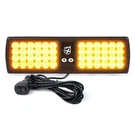 Xprite Amber Yellow 48 Leds Strobe Light Sunshield Visor Mount Emergency Warning. Fixed Price $22.43.