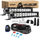 Nilight Led Bar 2PCS 11 Inch 50W Super Slim Spot Flood Combo Lights. Fixed Price $63.99.