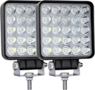 Led Light Pods, Inch 75W Tractor Work 12V 24V, Square Flood 2PACK. Fixed Price $40.97.