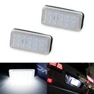 Oem-replace 18-SMD White Led License Plate Lights For Toyota Land Cruiser Lx Gx. Fixed Price $18.09.