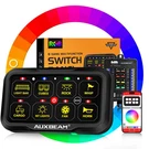 Auxbeam AR-820 Rgb Gang Switch Panel Bluetooth Led Pod Control System. Fixed Price $215.99.