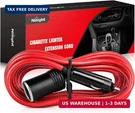 Nilight 10003W 14 Ft Male-to-female Extension Cord Cable Heavy Duty 12V/24V Car. Fixed Price $15.81.