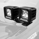 Ford F-150 04-14 Hood Hinge Bolt-on 3" 4X20W Cube Flood Beam Led Pod Lights. Fixed Price $574.50.