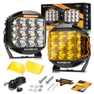Auxbeam Pair 7INCH Led Work Driving Lights Spot Flood For Suv Atv Truck Offroad. Fixed Price $212.49.