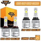 Auxbeam S2 Combo 9005 9006 Turbo Led Headlight 6000K 72W High Low Bulb Kit. Fixed Price $39.99.