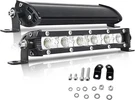 2PC 7" Slim Led Work Light Bar Single Row Spot Flood Offroad Driving Atv 4WD Suv. Fixed Price $16.75.