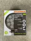 Sylvania Rugged 4 Inch Round Led Light Pod Flood 2100 Raw Lumens 1PC. Fixed Price $20.88.